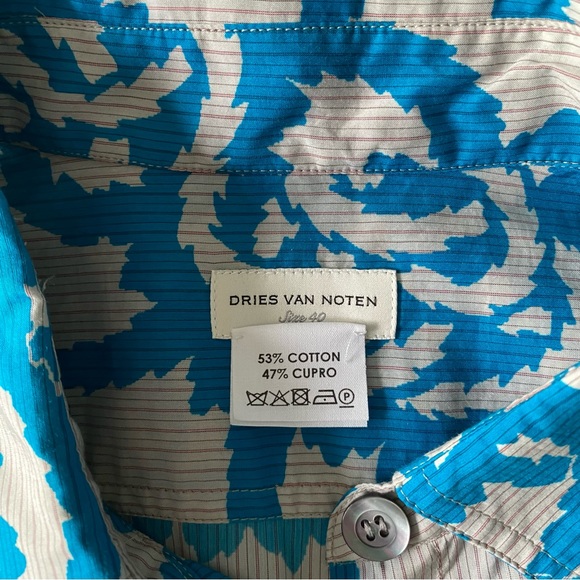 Dries Van Noten Blue Nautical A Line Buttoned Dress - Picture 6 of 10